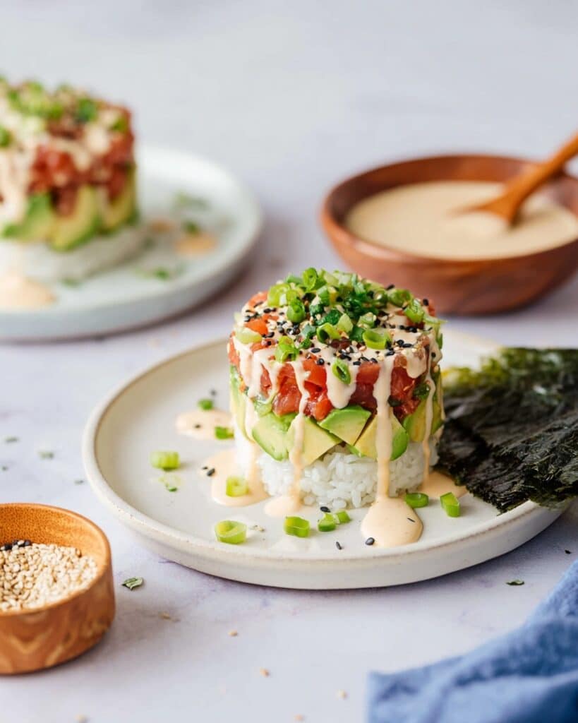 Quick & Easy Spicy Tuna Stack Recipe