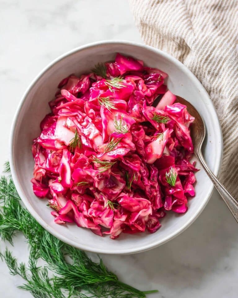Homemade Pickled Cabbage With Beets Recipe