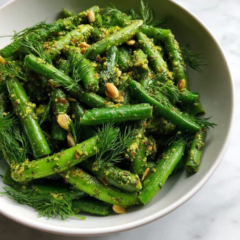 Herb Pesto Green Bean Salad Recipe