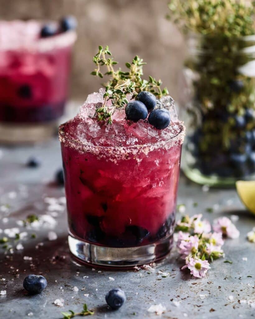 Blueberry Lemon Thyme Smash Recipe