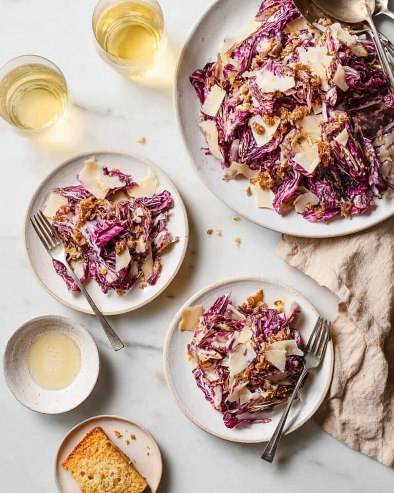 Radicchio Caesar Salad with Toasted Garlic Panko Recipe