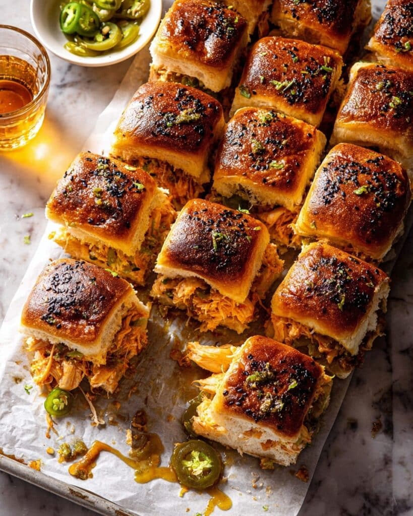 Buffalo Chicken Dip Sliders Recipe