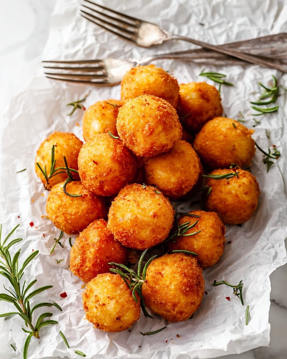 Fried Goat Cheese Balls with Honey Drizzle Recipe