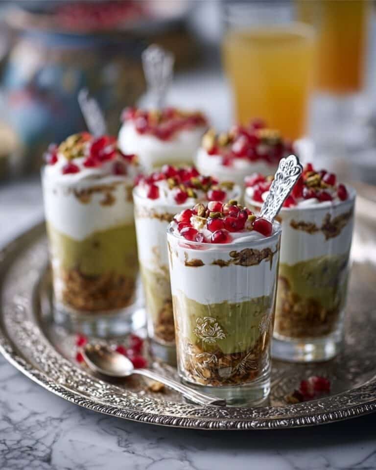Honeyed Nut & Pomegranate Pots Recipe