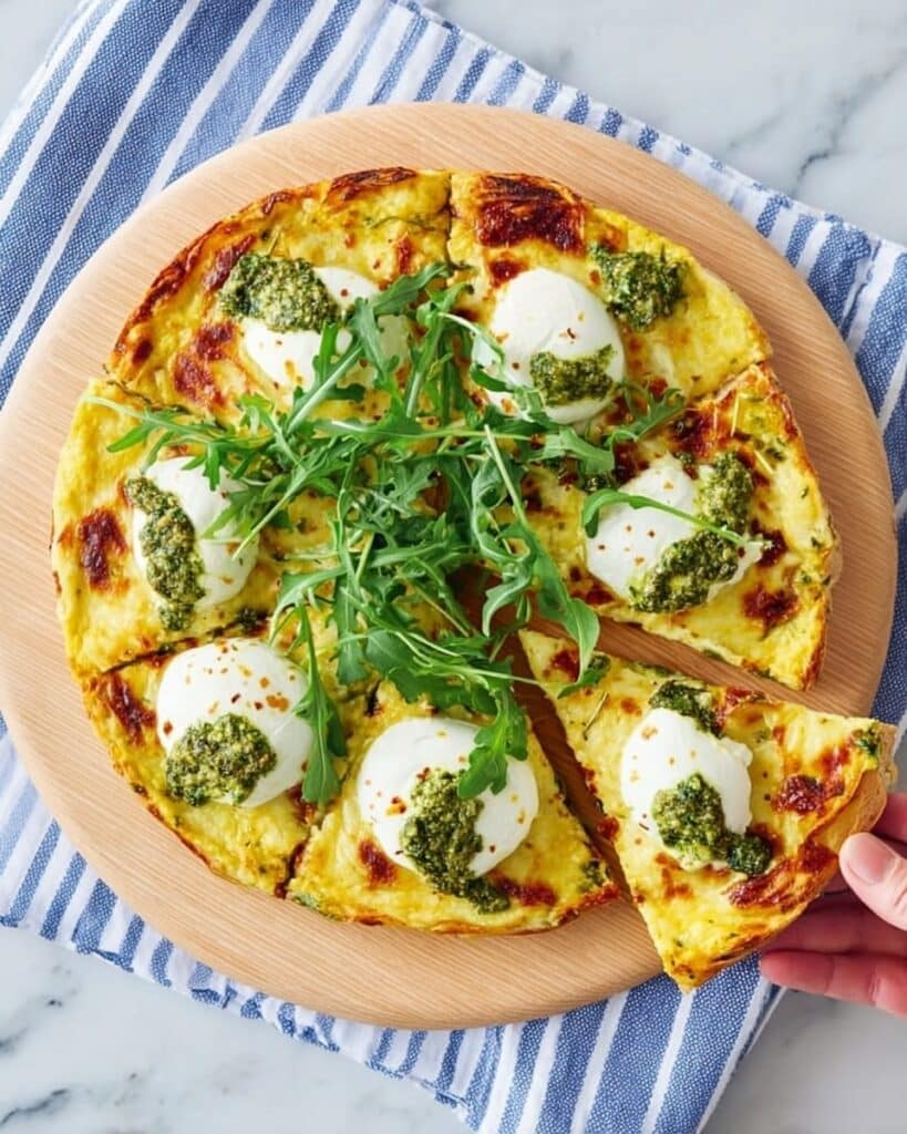 Potato Frittata with Pesto & Goat’s Cheese Recipe
