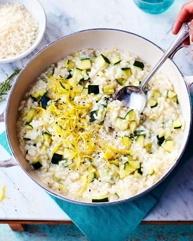 Courgette & Lemon Risotto Recipe