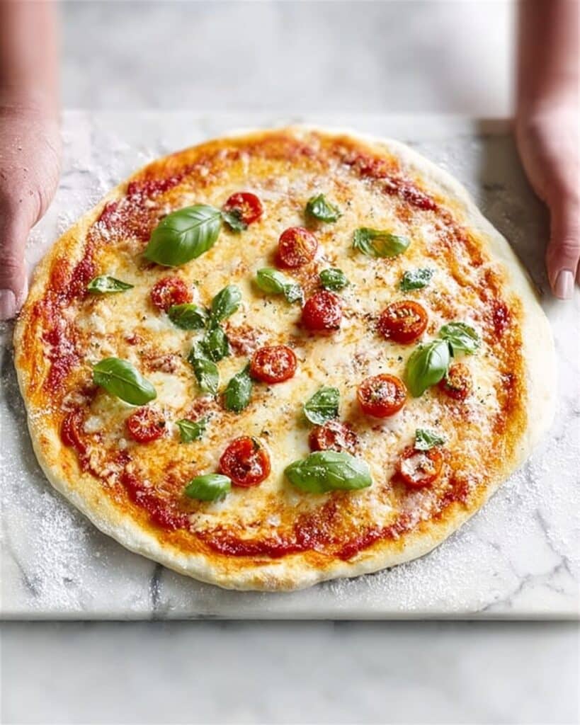 Pizza Margherita in 4 Easy Steps Recipe