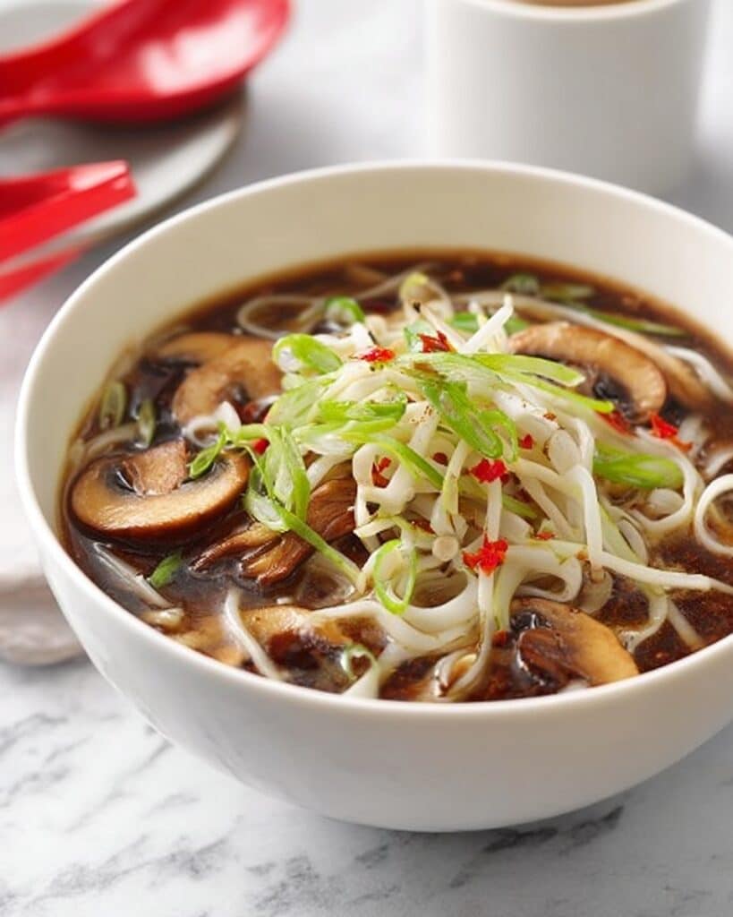 Quick & Easy Hot-and-Sour Chicken Noodle Soup Recipe