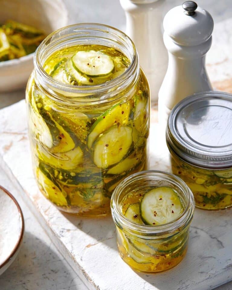 Crunchy Courgette Pickle Recipe