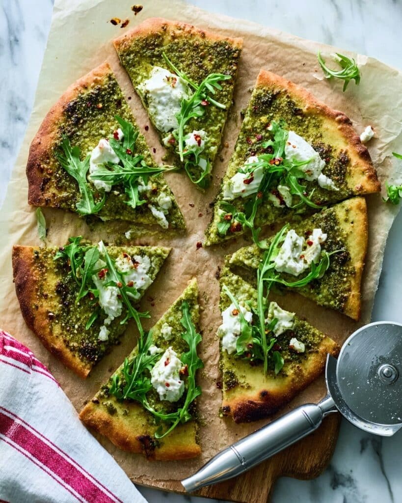 Broccoli Pesto Pizza Recipe