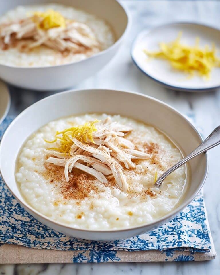 Greek Chicken, Rice & Lemon Soup Recipe