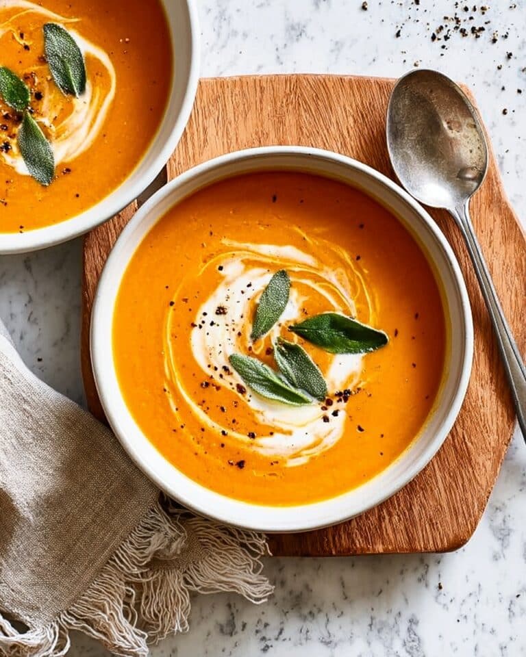 Roasted Roots and Sage Soup Recipe