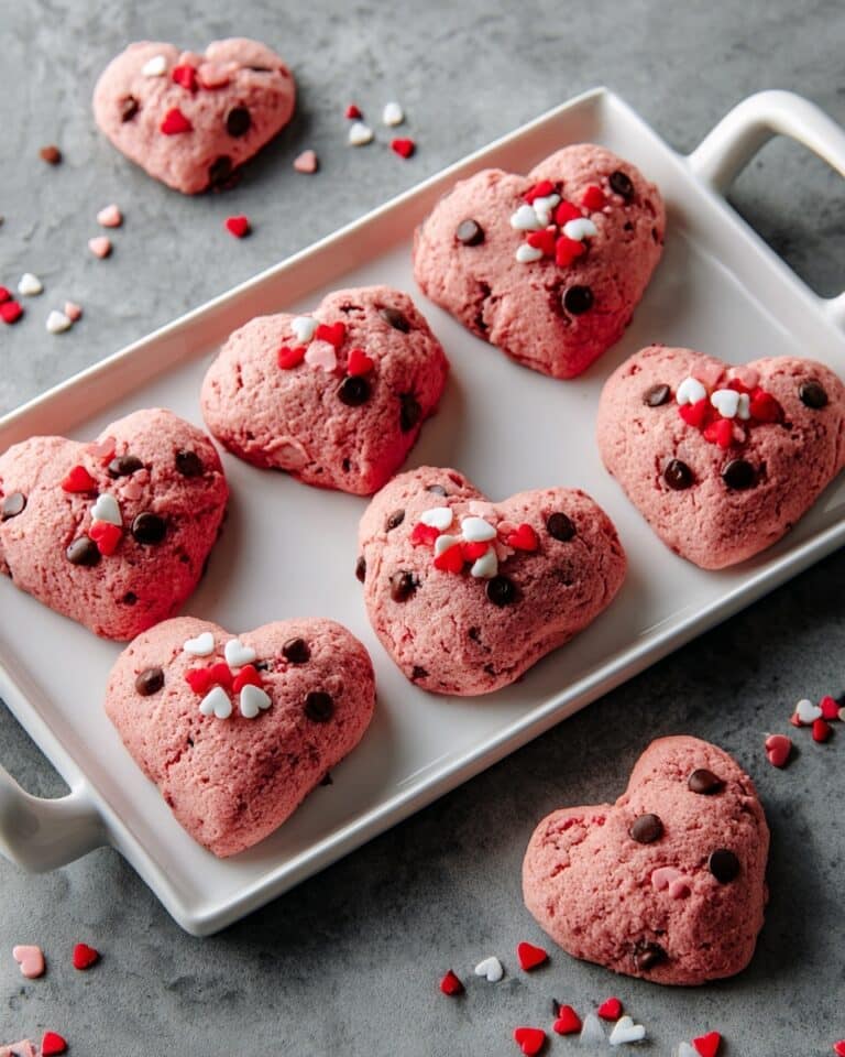 Valentine Chocolate Chip Red Food Coloring Scones Recipe