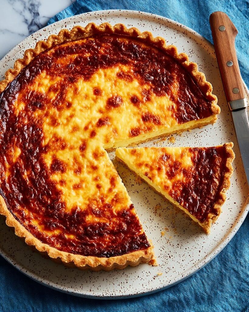 Crab, Leek & Cheddar Tart Recipe