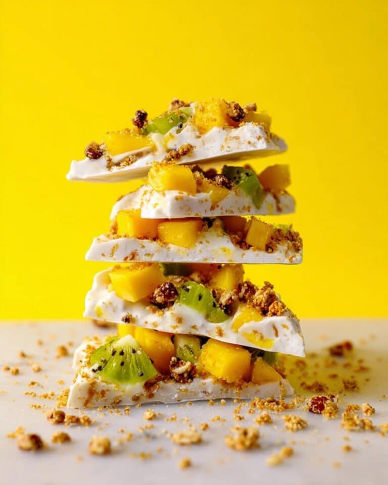 Frozen Greek Yogurt Breakfast Bark Recipe