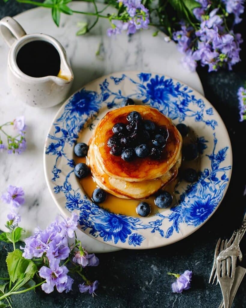 Creamy Cottage Cheese Coconut Pancakes Recipe