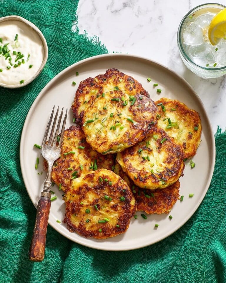 Leftover Mashed Potato Pancakes with Cheddar, Scallions, and Cranberry Sauce Recipe