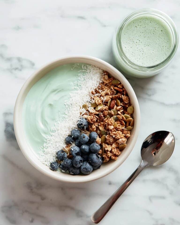Buckwheat Muesli with Spirulina Coconut Yogurt Recipe