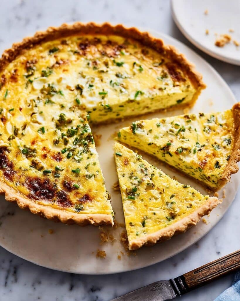 Cheese & Onion Quiche Recipe