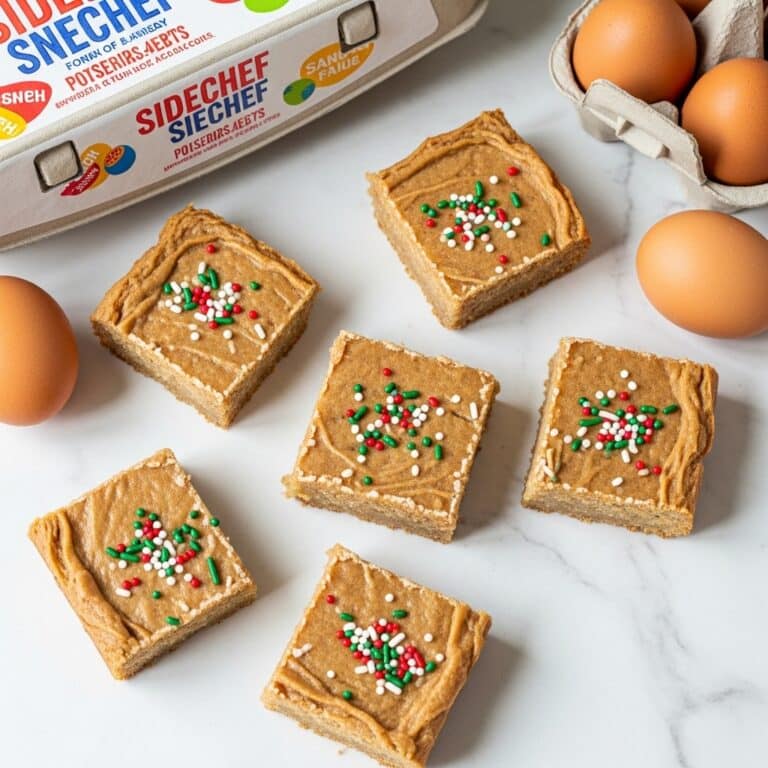 Eggnog Cheesecake Bars Recipe