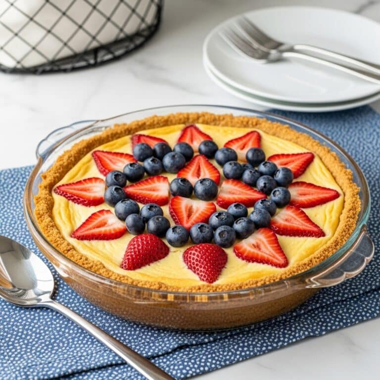 Oven Baked Peach and Berry Pancake Recipe