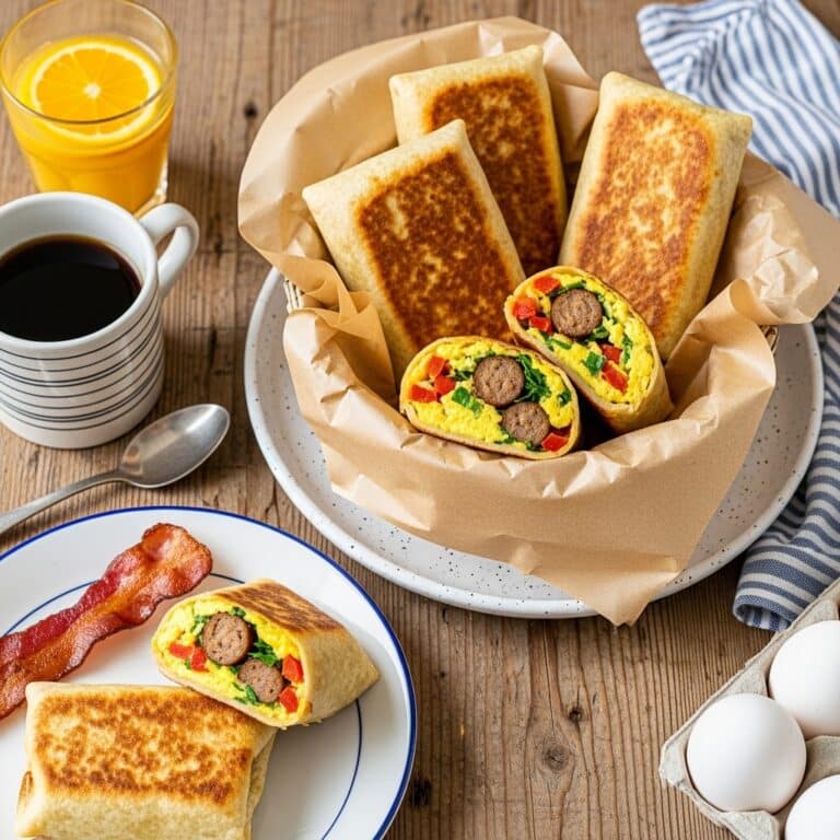 Air Fryer Breakfast Burritos Recipe