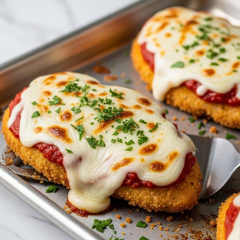Classic Chicken Parmesan with Marinara and Mozzarella Recipe