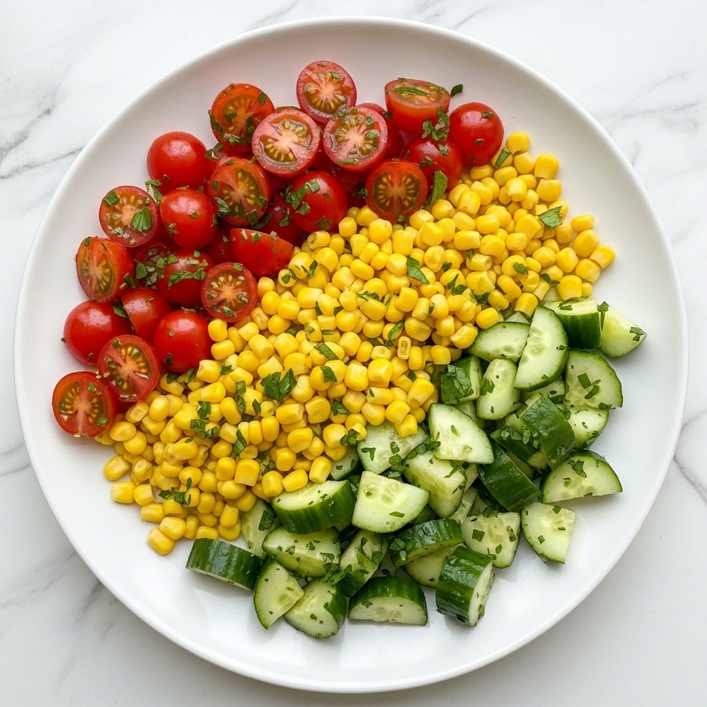 Tomato, Roasted Corn, and Avocado Salad Recipe