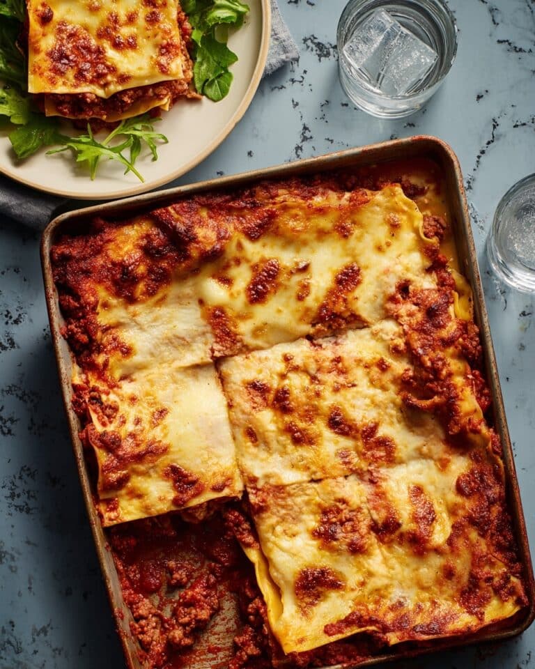 Classic Beef Lasagne with Prosciutto and Mozzarella Recipe