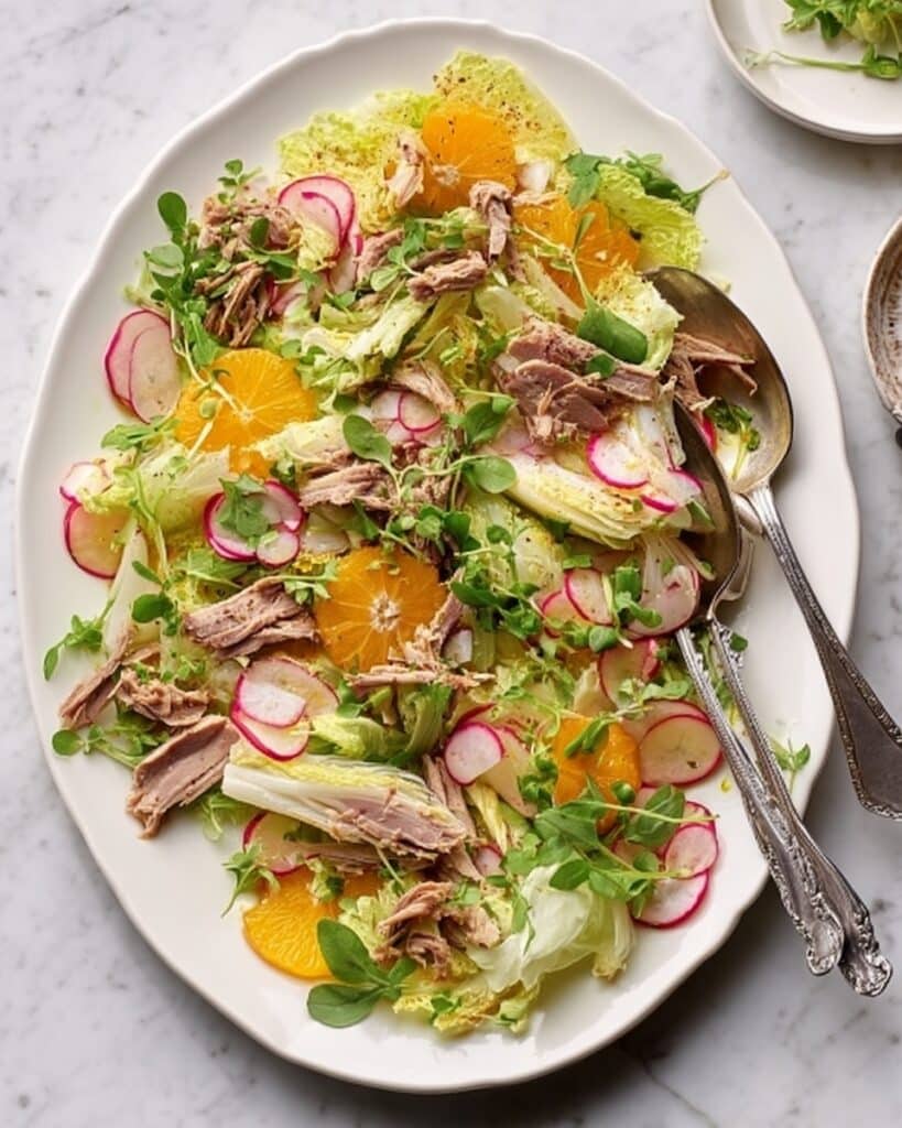 Shredded Duck, Watercress & Orange Salad Recipe