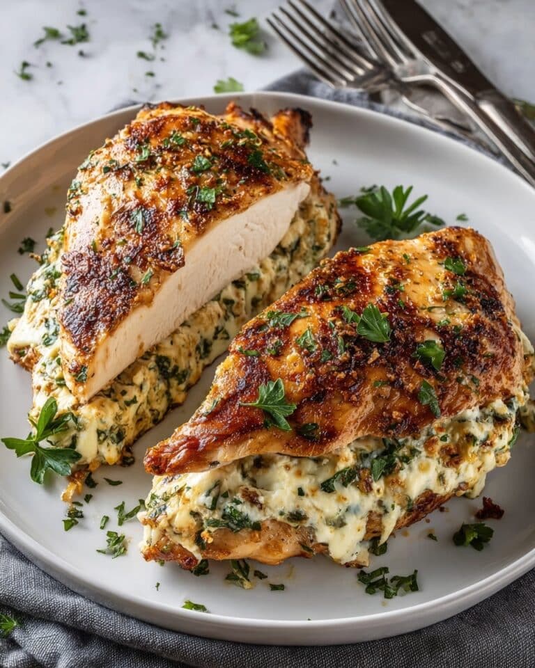 Stuffed Cheese Chicken Breast Recipe