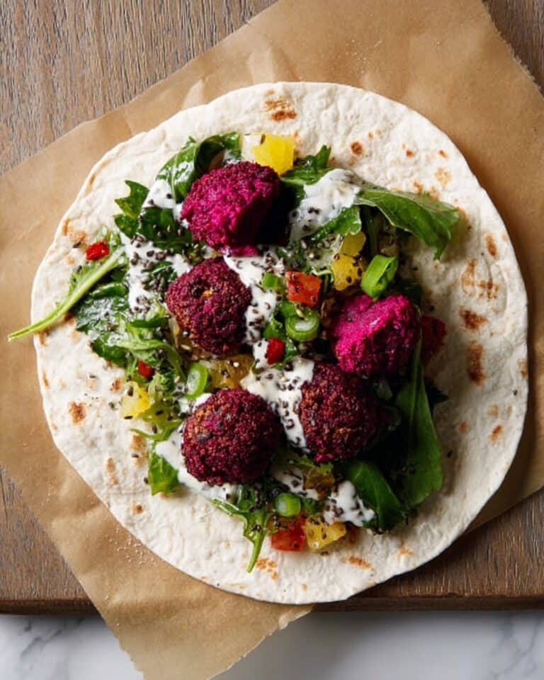 Beetroot Falafel with Tahini Yogurt Sauce Recipe