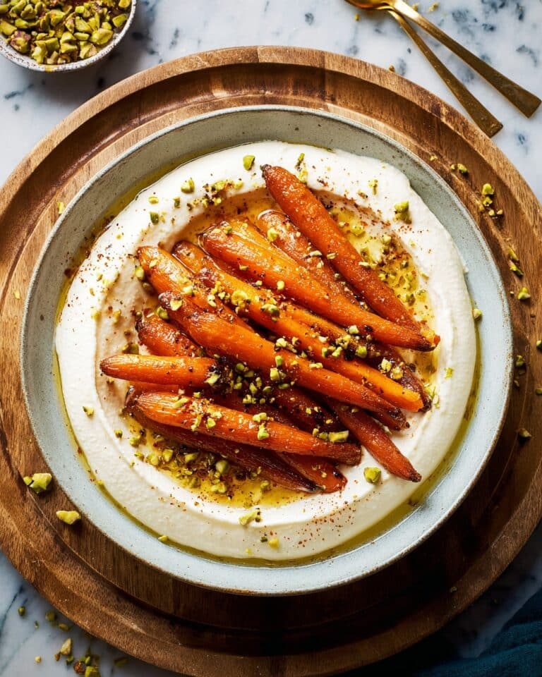 Miso-Glazed Carrots with Whipped Ricotta Dip Recipe