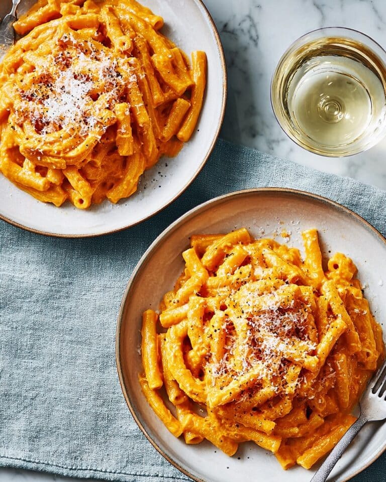 Creamy Pumpkin Pasta with Mascarpone and Parmesan Recipe