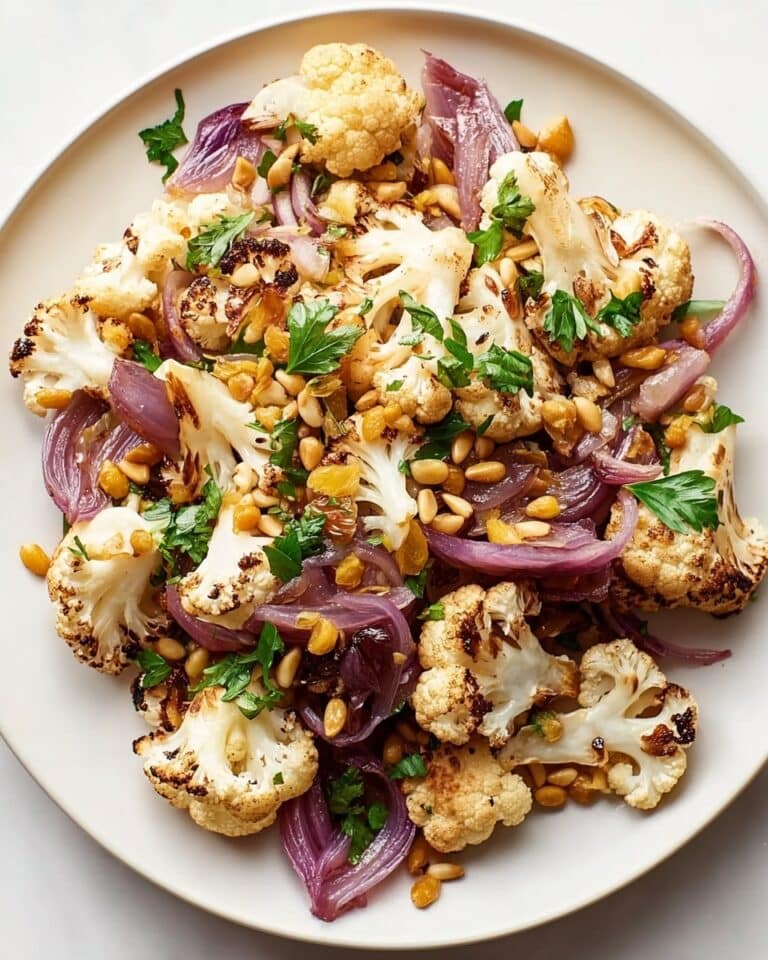 Warm Roasted Cauliflower Salad Recipe