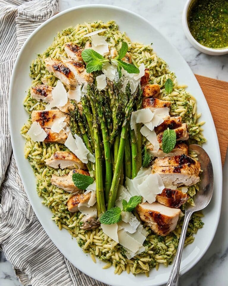 Chicken Pesto Orzo Salad Recipe