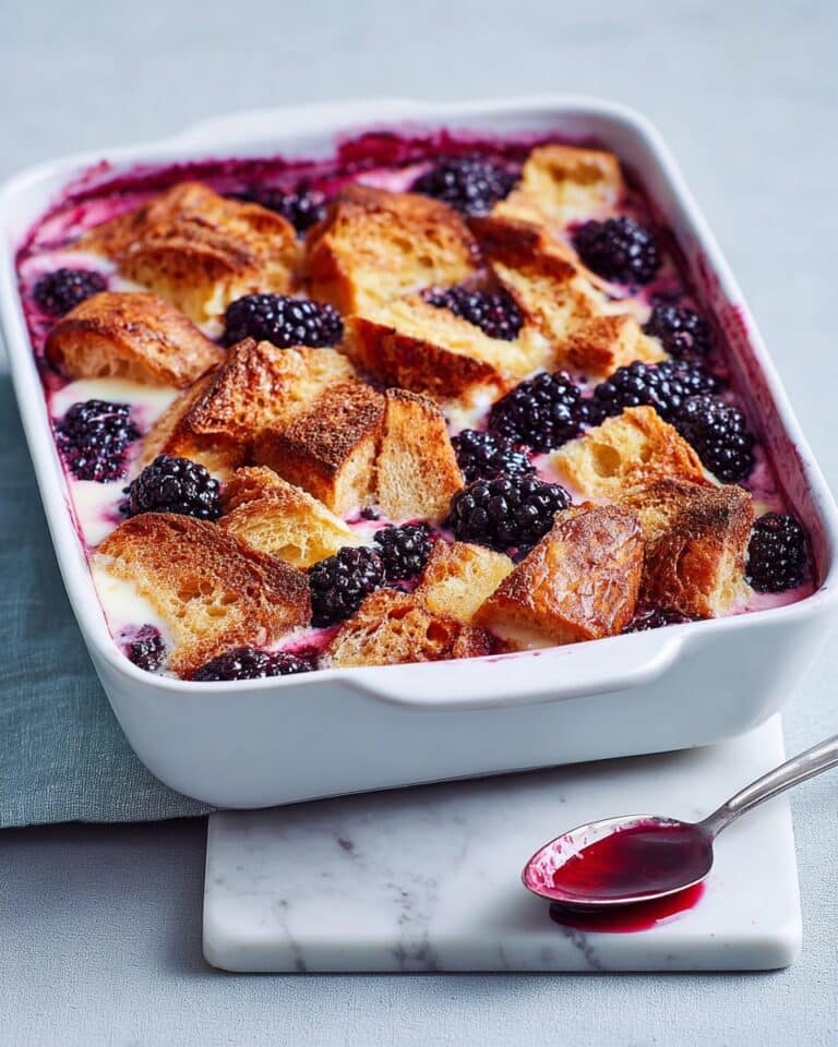 Blackberry, Lemon & Mascarpone Croissant Pudding Recipe