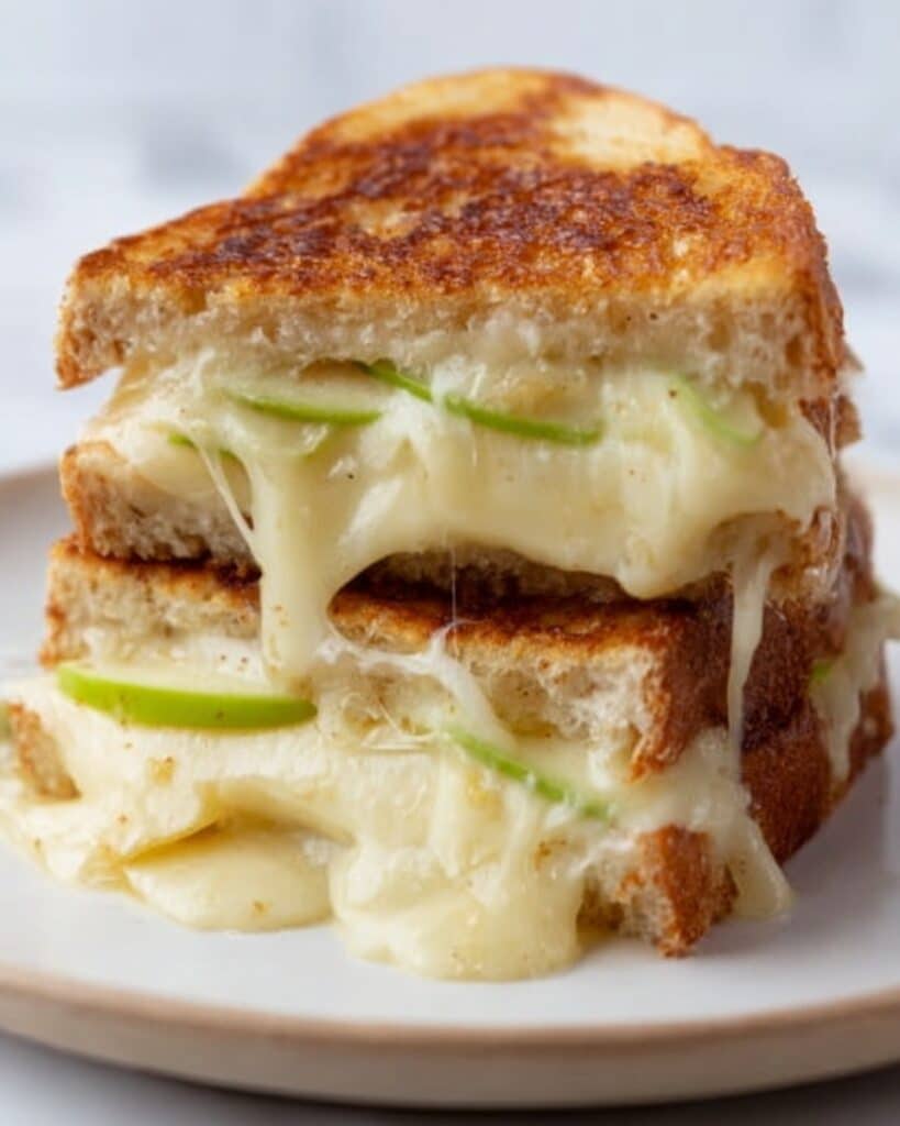 Brie and Apple Fig Grilled Cheese Sandwich Recipe
