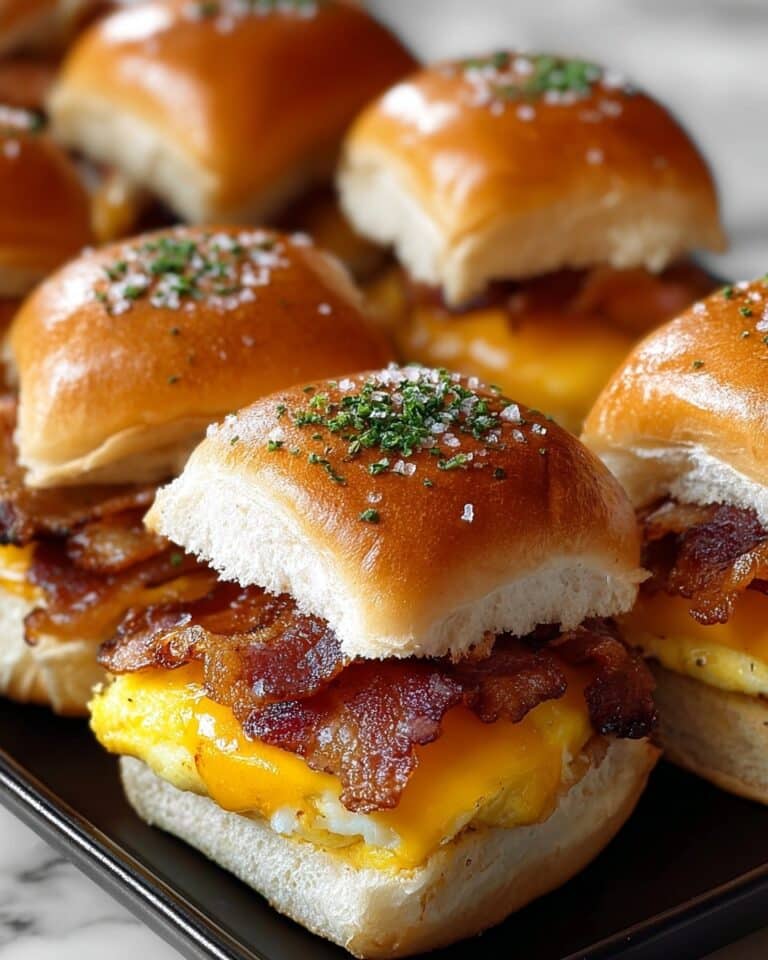 Breakfast Sliders with Bacon, Egg, and Cheese Recipe