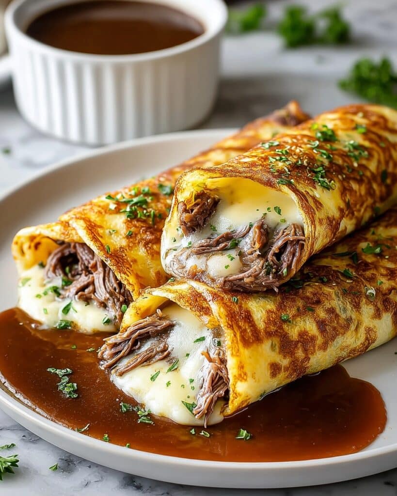 French Dip Tortilla Rollups: Easy Beefy Appetizer Recipe