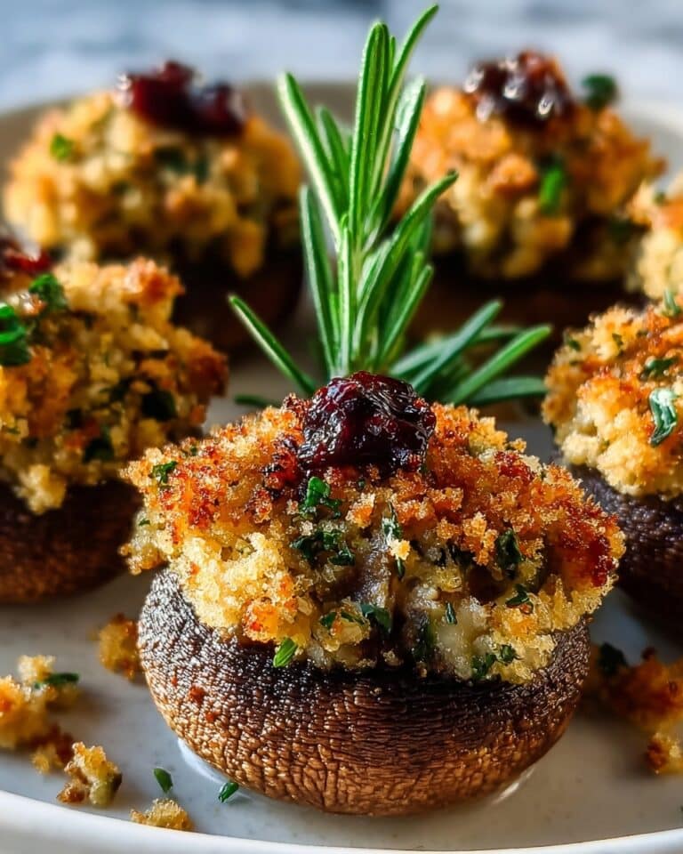 Best Christmas Stuffed Mushrooms Recipe