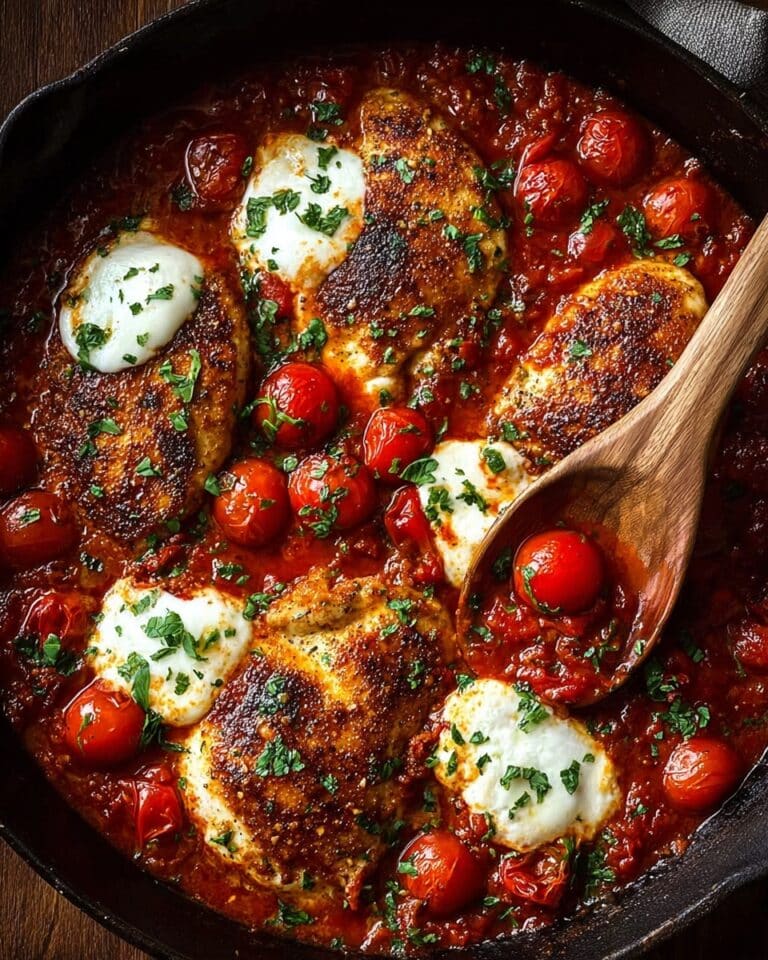 Garlic Tomato Mozzarella Chicken Recipe